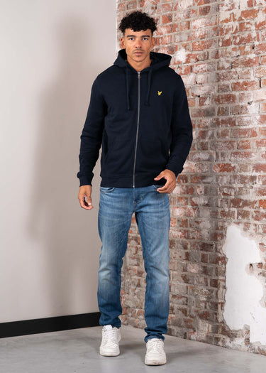 Lyle & Scott Vesten Zip through hoodie - dark navy