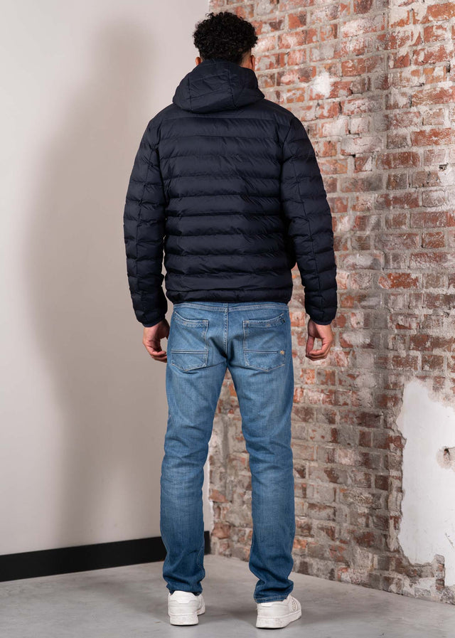 Fred Perry Jackets Hooded insulated jacket - navy