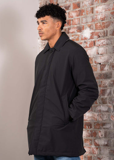 Aquascutum Jassen Soft shell trench - black