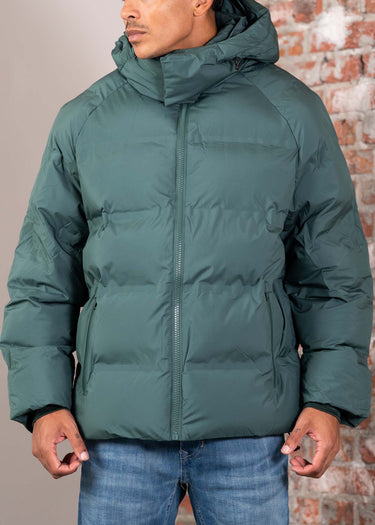 Lyle & Scott Jassen Welded wadding jacket - dark pine