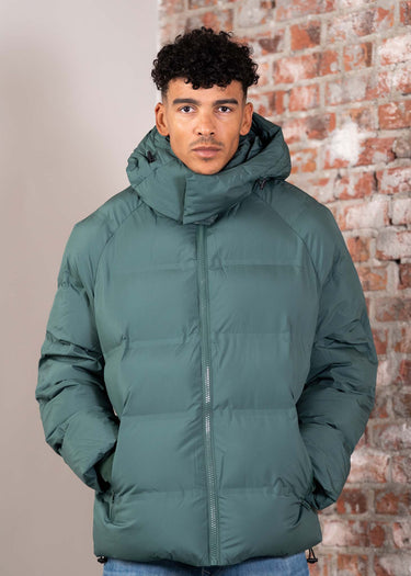 Lyle & Scott Jassen Welded wadding jacket - dark pine