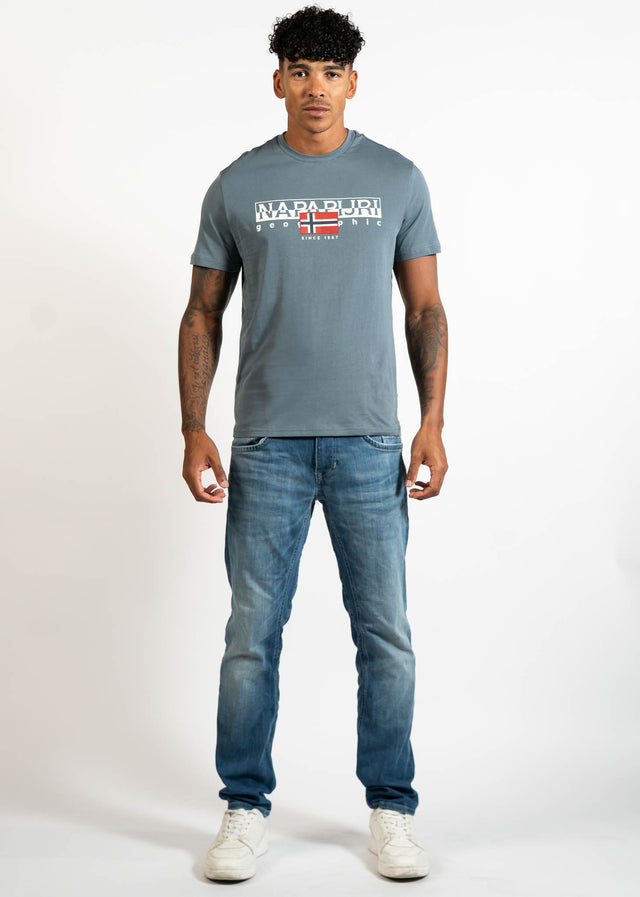 Napapijri T-shirts S aylmer - stormy weat