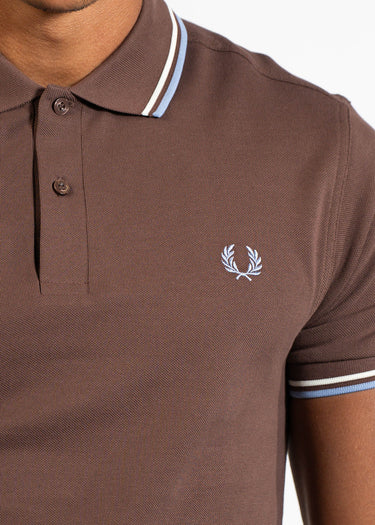 Fred Perry Polo's Twin tipped fred perry shirt - crbri ecr lghsmo