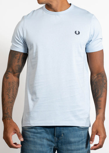 Fred Perry T-shirts Ringer t-shirt - light smoke
