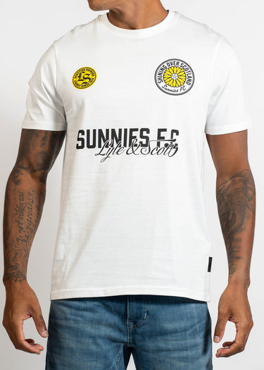 Lyle & Scott T-shirts Sunnies fc graphic t-shirt - white