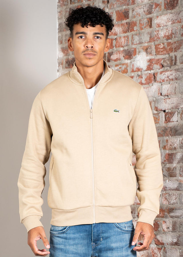 Lacoste Cardigans Brushed fleeced zip - viennese