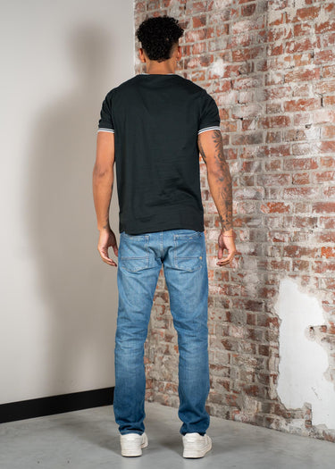 Fred Perry T-shirts Twin tipped t-shirt - night green snow white