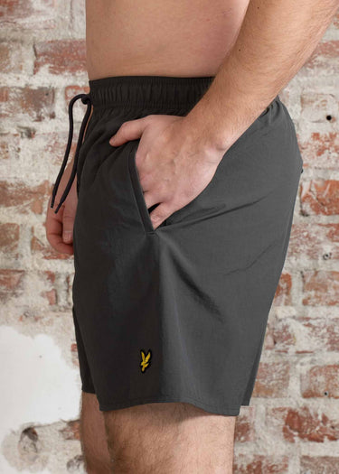 Lyle & Scott Zwembroeken Plain swimshort - gunmetal