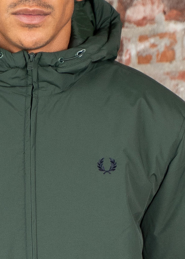 Fred Perry Jackets Hooded brentham jacket - court green