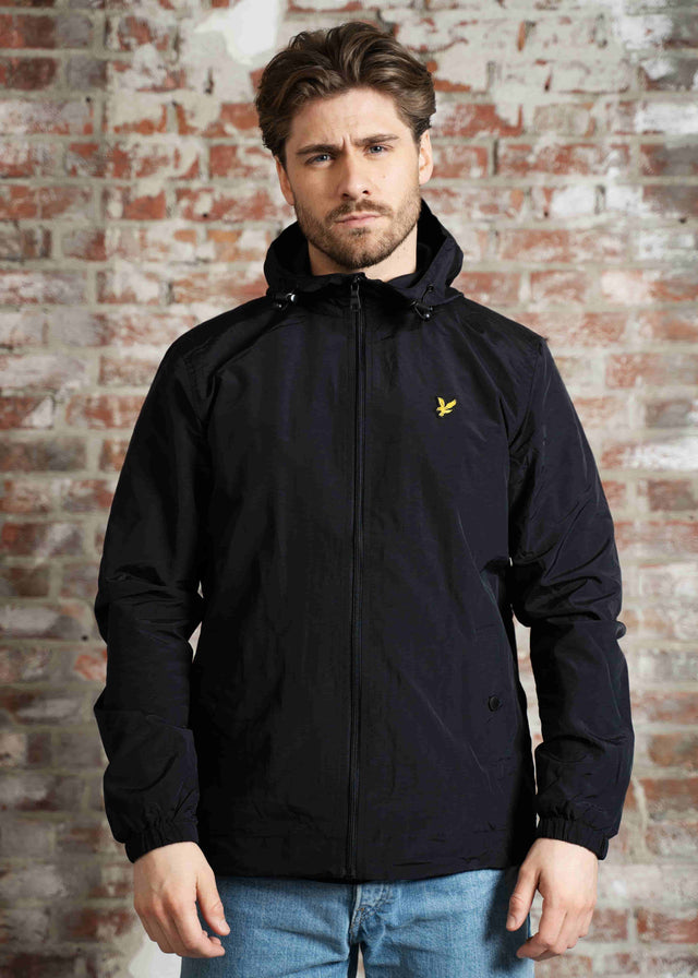 Lyle & Scott Jackets Zip through hooded jacket - jet black