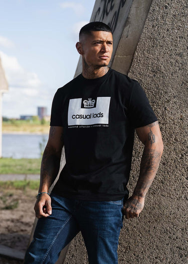 Weekend Offender T-shirts Casual Lads t-shirt - black