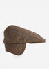 Barbour Petten  Cheviot flat cap - brown herringbone 