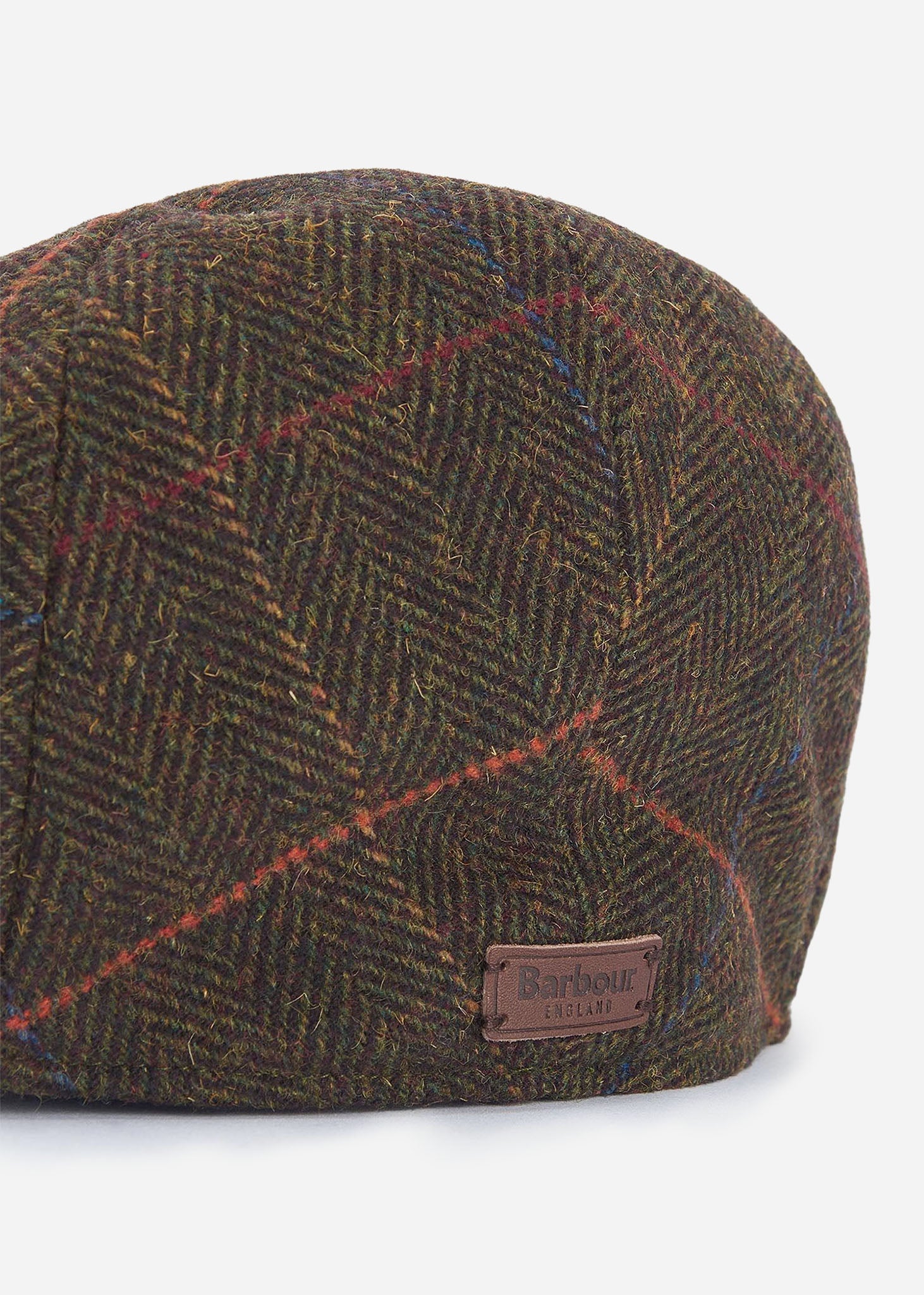 Barbour Petten  Wilkin flat cap - olive herringbone 