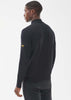 Barbour International Truien  Cotton half zip knit - black 