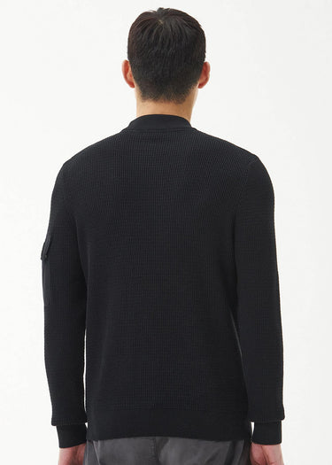 Barbour International Truien  Texture crew - black 