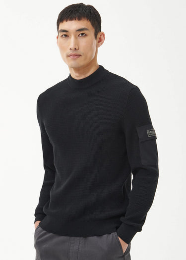 Barbour International Truien  Texture crew - black 