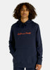 Lyle & Scott Hoodies  Embroidered logo hoodie - dark navy sorrel orange 