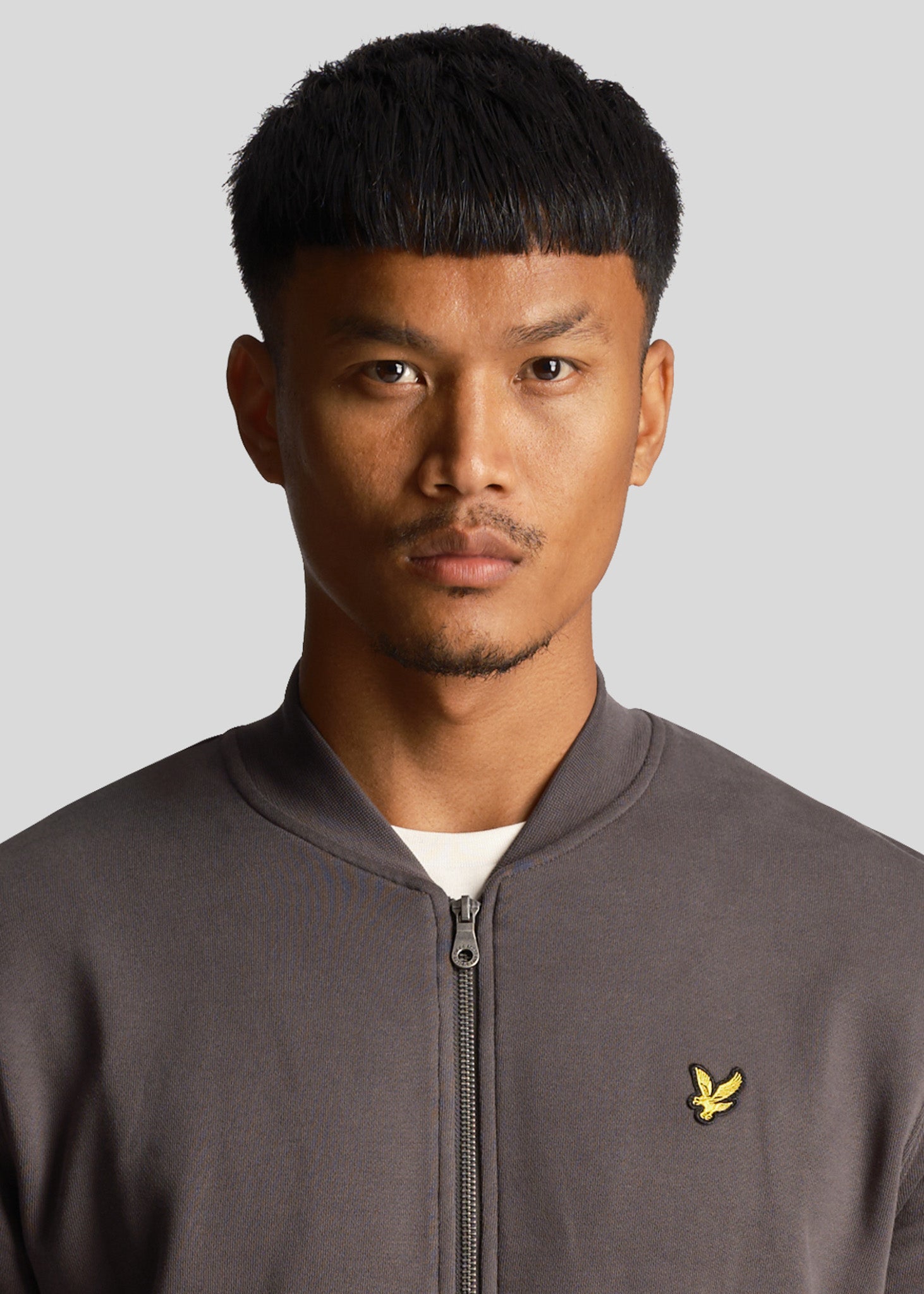 Lyle & Scott Vesten  Jersey bomber - gunmetal 