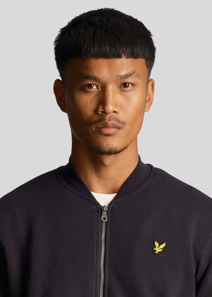 Lyle & Scott Vesten  Jersey bomber - dark navy 