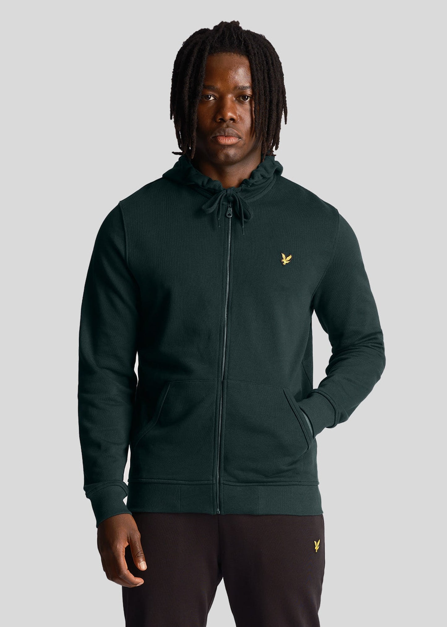 Lyle & Scott Vesten  Zip through hoodie - dark green 