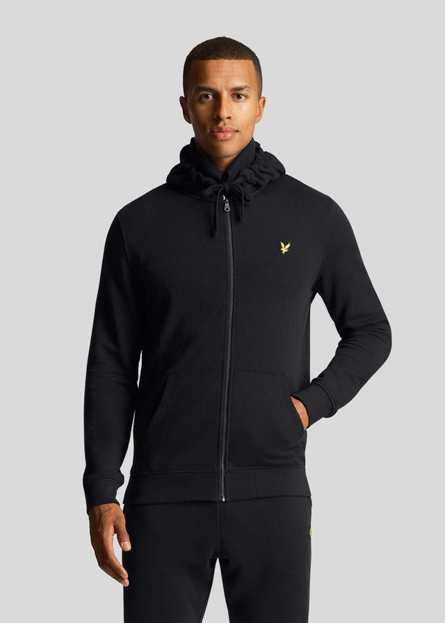 Lyle & Scott Hoodies Zip through hoodie - jet black