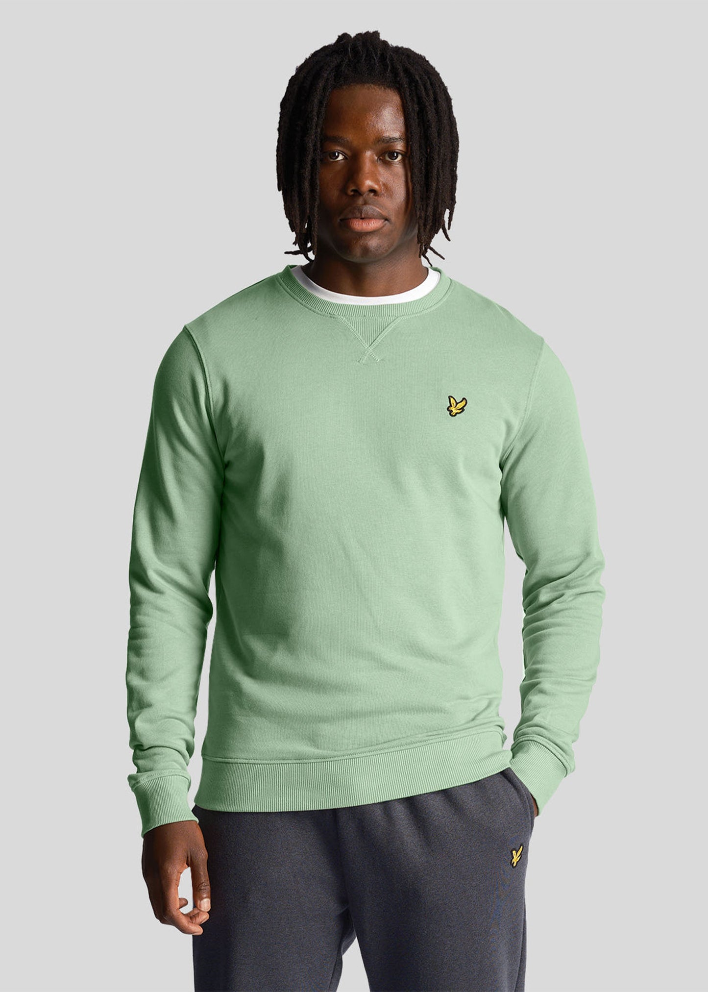Crew neck sweatshirt - glencoe green