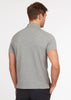 Barbour Polo's  Tartan pique polo - grey marl 