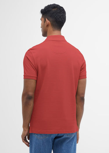 Barbour Polo's Barbour tartan pique polo shirt - red spice