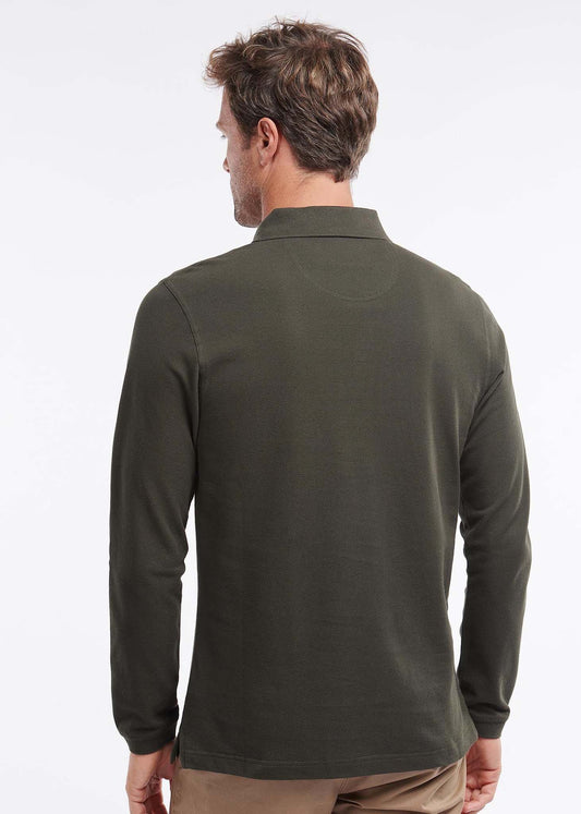 Barbour Longsleeve Polo's  Essential l/s sports polo - forest 