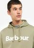 Barbour Hoodies  Logo popover hoodie - bleached olive 