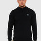 Marshall Artist Truien  Siren knitted 1/4 zip - black 