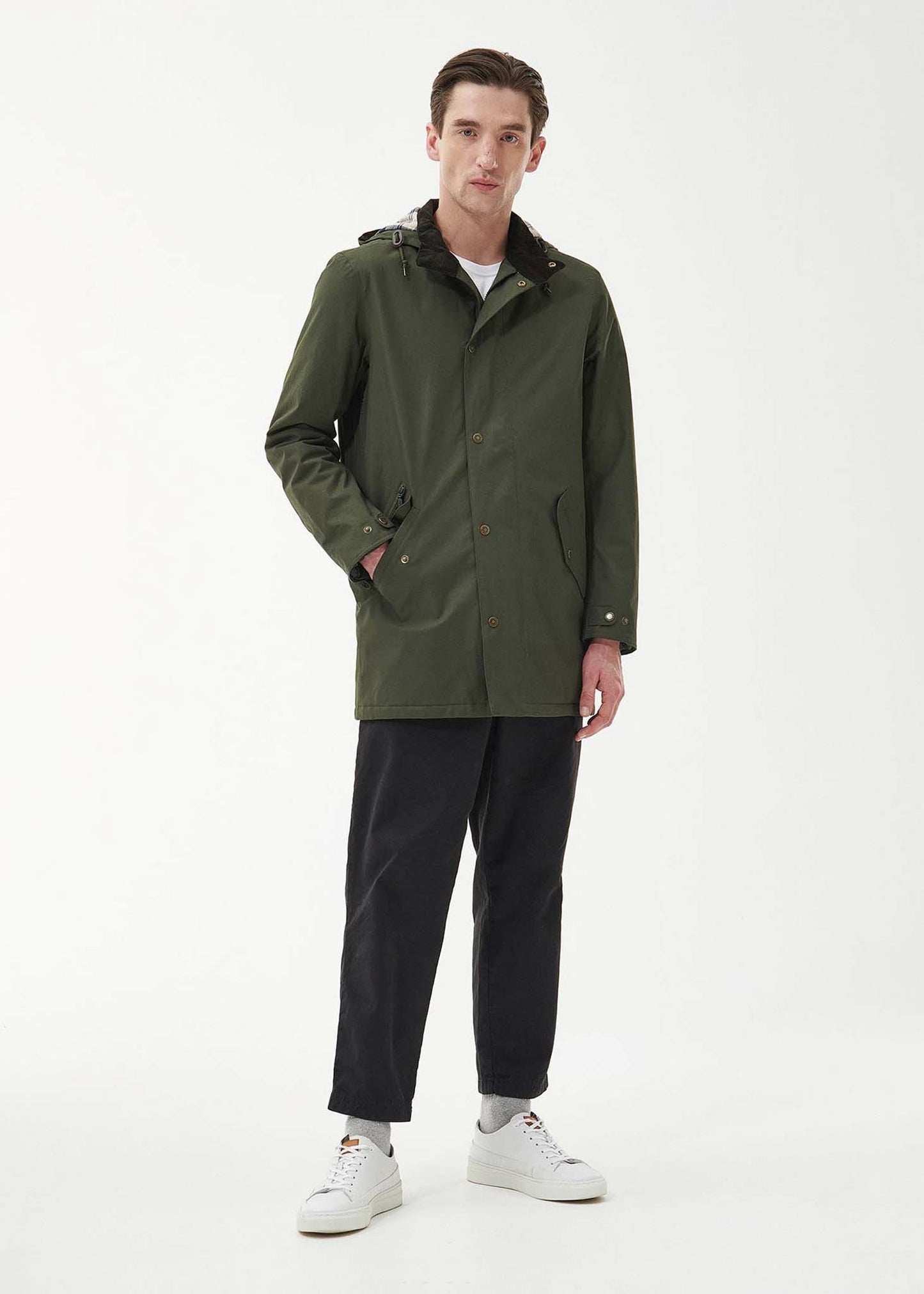 Chelsea mac jacket - olive forest mist