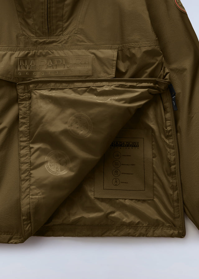 Napapijri Jackets Lightweight Packable Rainforest Overhead rf next Jacket - dark olive