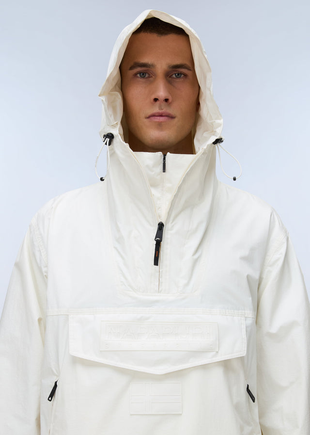 Napapijri Jackets Lightweight Packable Rainforest Overhead rf next Jacket - white whisper