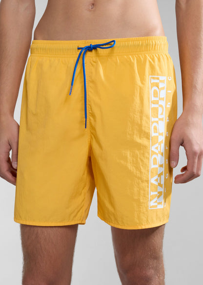 Napapijri Zwembroeken  Box swim short - yellow kumquat 