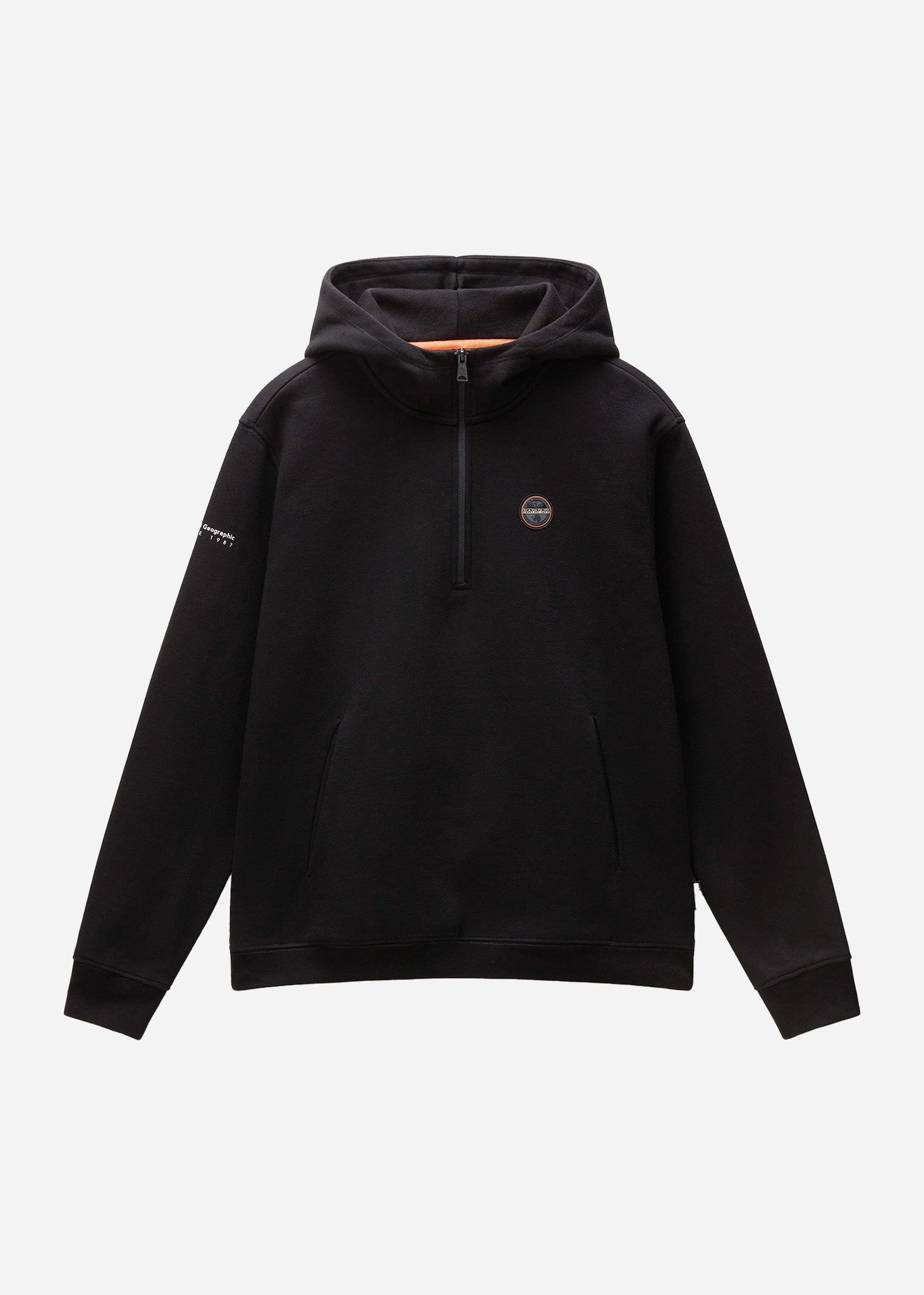 Napapijri Hoodies  Badge halfzip hoodie  - black 