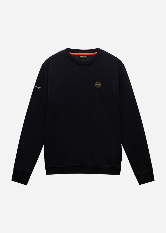 Napapijri Sweaters  Badge crewneck sweater  - black 