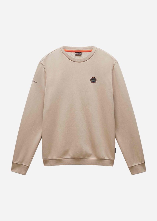 Napapijri Sweaters  Badge crewneck sweater  - beige rocky 