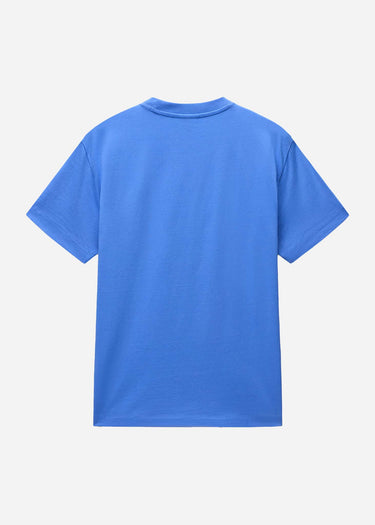 Napapijri T-shirts S box logo - ultramarine