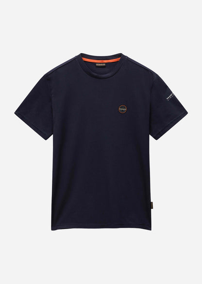 Napapijri T-shirts  Badge t-shirt - blue marine 