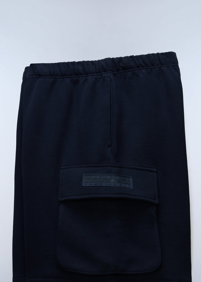 Napapijri Shorts N box logo cargo - blu marine