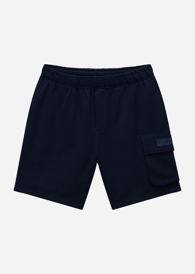 Napapijri Shorts N box logo cargo - blu marine