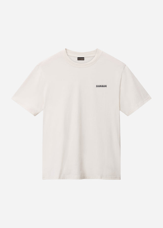 Napapijri T-shirts S small box ss - beige dimity