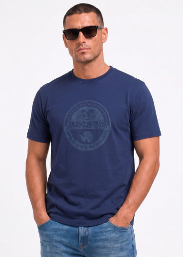 Napapijri T-shirts S bollo ss 3 - naval acade