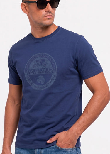 Napapijri T-shirts S bollo ss 3 - naval acade