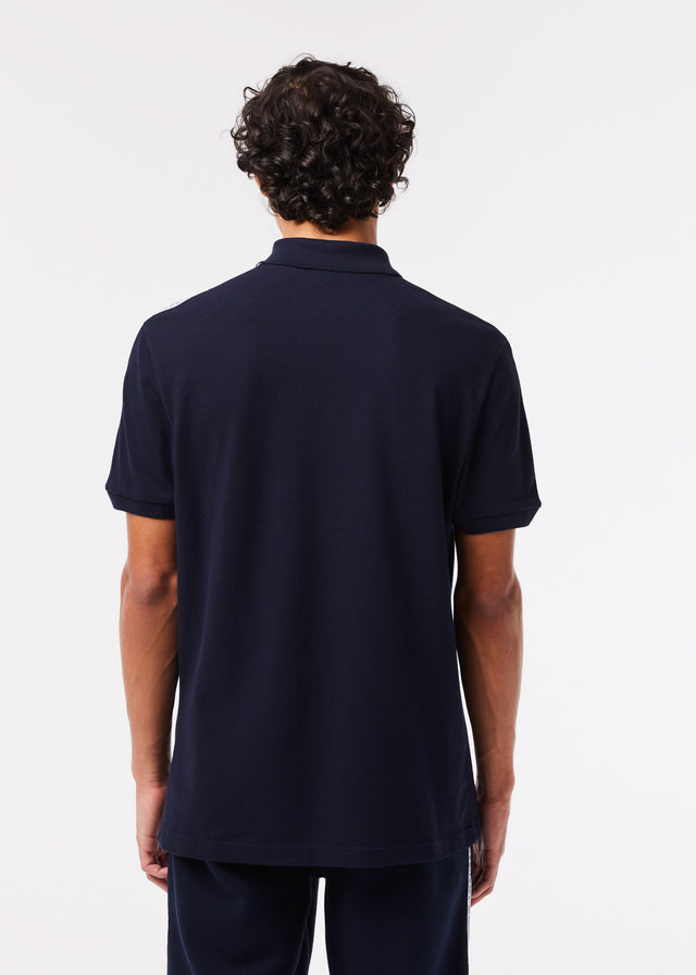 Lacoste Polos  Contrast stripe polo - navy blue 