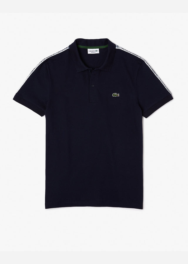 Lacoste Polos  Contrast stripe polo - navy blue 