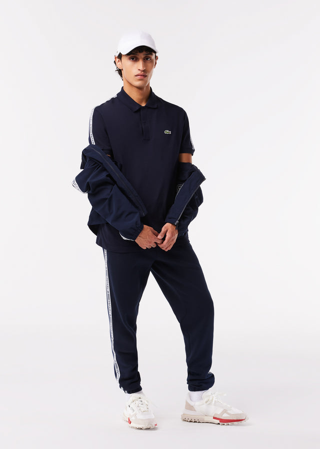 Lacoste Polos  Contrast stripe polo - navy blue 