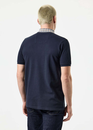Weekend Offender Polo's Lachine - navy mid house check