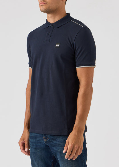 Weekend Offender Polo's  Sakai - navy house check 